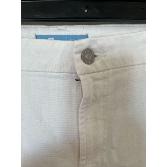 7 For All Mankind Women's Kimmie Crop Jeans White NEW - Picture 8 of 10